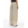 image:imageMakeMeChic Womens Polka Dots Wide Leg Pants Summer High Waisted Baggy Barrel PantsBlack and White
