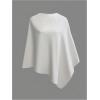 image:imageMakeMeChic Womens Poncho Sweater Dolman Sleeve Asymmetrical Shawl Wraps Knit Pullover TopsBeige