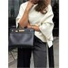 image:imageMakeMeChic Womens Poncho Sweater Dolman Sleeve Asymmetrical Shawl Wraps Knit Pullover TopsBeige