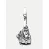 image:imageMakeMeChic Womens Rivet Shoulder Bag PU Leather Buckle Y2K Punk Vintage Tote Bag HandbagsSilver