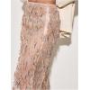 image:imageMakeMeChic Womens Sequin Midi Skirts Sheer Fringe Glitter Sparkly Party Club Cover Up Pencil SkirtsPink