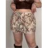 image:imageMakeMeChic Womens Sequin Mini Skirt Floral Bodycon Glitter Summer Y2K Party Short SkirtsMulticolor
