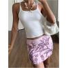 image:imageMakeMeChic Womens Sequin Mini Skirt Floral Bodycon Glitter Summer Y2K Party Short SkirtsPink
