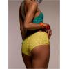 image:imageMakeMeChic Womens Sequin Sparkly Halter Crop Tops Tie Backless Fitted Tank ClubwearGreen