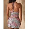 image:imageMakeMeChic Womens Sequin Sparkly Halter Crop Tops Tie Backless Fitted Tank ClubwearMulticolor