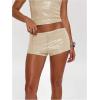 image:imageMakeMeChic Womens Sequin Sparkly Mini Shorts Low Waist Rave Party Hot PantsApricot