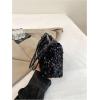 image:imageMakeMeChic Womens Sparkly Sequin Crossbody Purse Evening Clutch Handbag Bag Knot Zipper Y2k Purse BagBlack