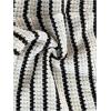 image:imageMakeMeChic Womens Summer 2 Piece Sets Striped Knit Halter Tank Tops Mini Shorts Set Beach Vacation OutfitsBlack White