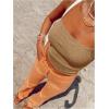 image:imageMakeMeChic Womens Summer Sparkly Tops Going Out Spaghetti Strap Crop Tank TopKhaki