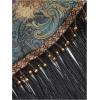image:imageMakeMeChic Womens Wrap Fringe Skirt Beach Cover Up Low Waisted Tie Side Boho Swim SuitMulticolor