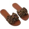 image:imageMakeMeChic Womens Bow Sandals Summer Beach Cute Flats Slides SlippersLeopard