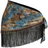 image:imageMakeMeChic Womens Wrap Fringe Skirt Beach Cover Up Low Waisted Tie Side Boho Swim SuitMulticolor B