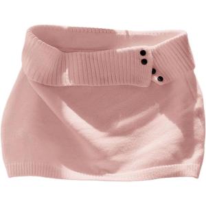 image:imageMAKEMECHIC Womens Mini Knit Skirt Bodycon Low Waisted Ribbed Sweater SkirtsPink