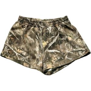 image:imageMakeMeChic Womens Camo Shorts Athletic Sports Running Boxer Workout Sweat ShortsArmy Green Multi