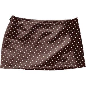 image:imageMakeMeChic Womens Polka Dots Mini Skirt Low Waisted Bodycon Y2K SkirtsBrown