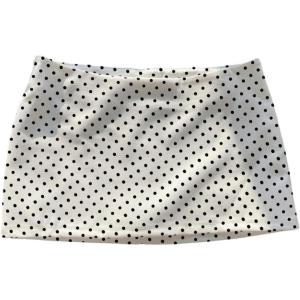 image:imageMakeMeChic Womens Polka Dots Mini Skirt Low Waisted Bodycon Y2K SkirtsWhite