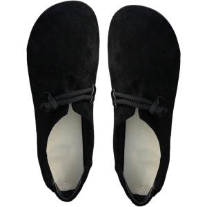 image:imageMakeMeChic Womens Suede Flats Shoes Closed Toe Ballet Flats Dressy Casual Potato ShoesBlack