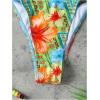 image:imageMakeMeChic Womens 2 Piece Summer Bikini Sets Graphic Beaded Triangle Halter Tie Back Beach SwimsuitMulticolor