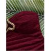 image:imageMakeMeChic Womens Bandeau Strapless Tube Top Backless Ruched Summer Sexy Cute Going Out TopsBurgundy