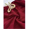 image:imageMakeMeChic Womens Bandeau Strapless Tube Top Backless Ruched Summer Sexy Cute Going Out TopsBurgundy Solid