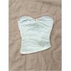 image:imageMakeMeChic Womens Bandeau Strapless Tube Top Backless Ruched Summer Sexy Cute Going Out TopsStar White