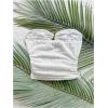 image:imageMakeMeChic Womens Bandeau Strapless Tube Top Backless Ruched Summer Sexy Cute Going Out TopsWhite