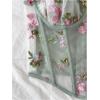 image:imageMakeMeChic Womens Floral Mesh Corset Sheer Top Spaghetti Strap Going Out TopsMulticolor