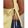image:imageMakeMeChic Womens Going Out Tops Y2k Halter Tops Dressy Backless TopYellow