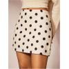 image:imageMakeMeChic Womens Polka Dots Y2k Mini Skirt Cute Short SkirtsApricot