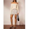 image:imageMakeMeChic Womens Polka Dots Y2k Mini Skirt Cute Short SkirtsApricot