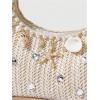 image:imageMakeMeChic Womens Seashell Starfish Single Strap Shoulder Handbags Fall Beach Vacation BagsMulticolor Rhinestone
