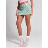 image:imageMakeMeChic Womens Sparkly Sequin Mini Skirt Y2k Low Rise Glitter Rave Micro Skirt with Shorts UnderneathGreen B