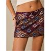 image:imageMakeMeChic Womens Sparkly Sequin Mini Skirt Y2k Low Rise Glitter Rave Micro Skirt with Shorts UnderneathPurple Multicolor
