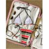 image:imageMakeMeChic Womens Striped Bikini Sets Halter Triangle Tie Side Thong 2 Piece SwimsuitsMulticolor