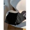 image:imageMakeMeChic Womens Striped Summer Shorts Wide Leg Workout Running Shrots Lounge Sweat Track ShortsBlack and White