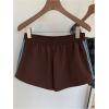 image:imageMakeMeChic Womens Striped Summer Shorts Wide Leg Workout Running Shrots Lounge Sweat Track ShortsMulticolor