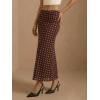 image:imageMakeMeChic Womens Summer Beach Maxi Skirt Y2k Floral Boho Flowy Long SkirtBrown
