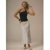 image:imageMakeMeChic Womens Summer Beach Maxi Skirt Y2k Floral Boho Flowy Long SkirtWhite Polka Dots