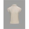 image:imageMakeMeChic Womens Turtleneck Sweater Vest Mock Neck Cap Sleeve Sleeveless Knit Tops Pullover SweatersApricot
