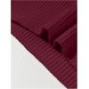 image:imageMakeMeChic Womens Turtleneck Sweater Vest Mock Neck Cap Sleeve Sleeveless Knit Tops Pullover SweatersBurgundy