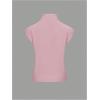 image:imageMakeMeChic Womens Turtleneck Sweater Vest Mock Neck Cap Sleeve Sleeveless Knit Tops Pullover SweatersPink