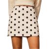 image:imageMakeMeChic Womens Polka Dots Y2k Mini Skirt Cute Short SkirtsApricot