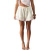 image:imageMakeMeChic Womens Satin Lace Shorts Wide Leg Slip Shorts Boxer Lounge Shorts StreetwearBeige and Pink