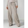 image:imageMakeMeChic Womens 2 Piece Sets Striped Long Sleeve Button Down Shirts and Wide Leg Pants Matching OutfitsMulticolor B