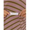 image:imageMakeMeChic Womens Maternity 2 Piece Summer Outfits Striped Crew Neck Short Sleeve Tee and Shorts Pregnancy SetsPink