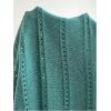 image:imageMakeMeChic Womens Maternity Sweater Crew Neck Long Sleeve Hollow Out Knitted Pullover TopsGreen