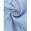 image:imageMakeMeChic Womens Maternity Two Piece Outfits Striped Crew Neck Sleeveless Tank Top and Pants Pregnancy SetsBlue