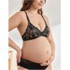image:imageMakeMeChic Womens Nursing Bras for Breastfeeding Bodily Lace Sheer Maternity Lingerie BraletteBlack Lace