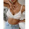 image:imageMakeMeChic Womens Nursing Bras for Breastfeeding Bodily Lace Sheer Maternity Lingerie BraletteWhite B