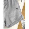image:imageMakeMeChic Womens Summer 2 Piece Outfits Short Sleeve Collared Golf Shirt and Shorts SetGrey